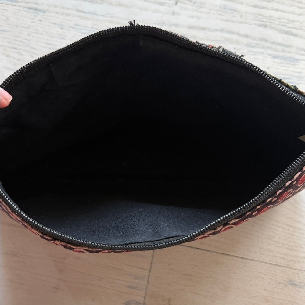 Boho Patchwork Zip Clutch - Multicolor - image 3